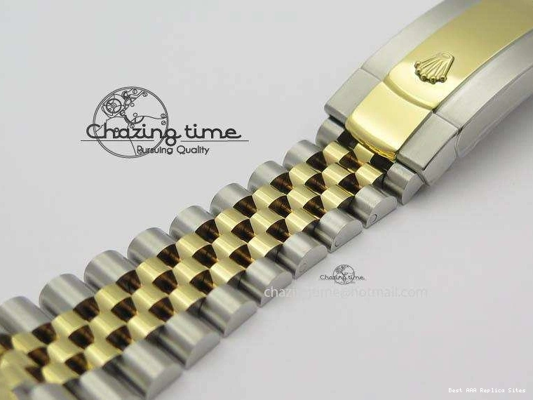 AAA Replica Watches SS A DateJust Version Edition II BP 3606 Bracelet Colorful 41mm Dial YG Jubilee Best Maker On Gray New Roman 0105